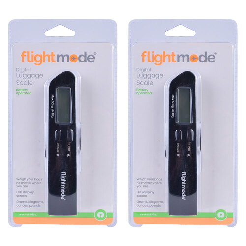 2PK Flight Mode Digital Battery Operated Luggage Scale