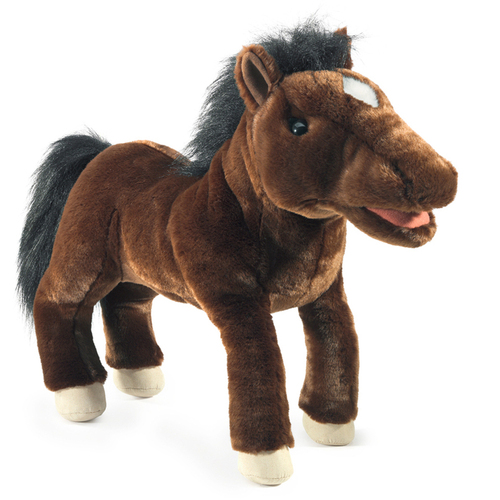 Folkmanis Horse Animal Hand Puppet Kids/Children Toy 3y+
