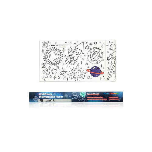 Flower Monaco 5m Space Colouring Paper Roll Kids/Children Craft Painting 3y+