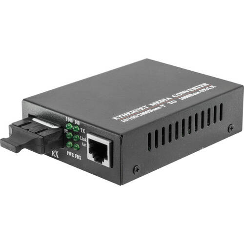 100M FIBRE MEDIA CONVERTER 10/100M MM DUAL FIBRE SC 2KM