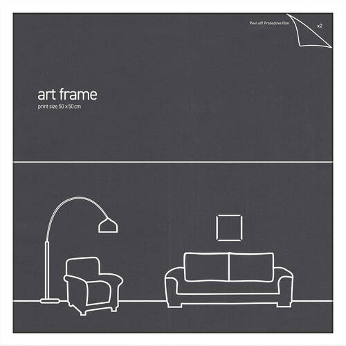 Impact Merch Classic Picture Frame Fits 50x50cm Print - White