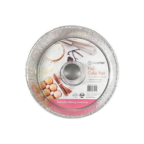 96pc Topchef Aluminium Foil Tube Cake Baking Pan 19x6cm
