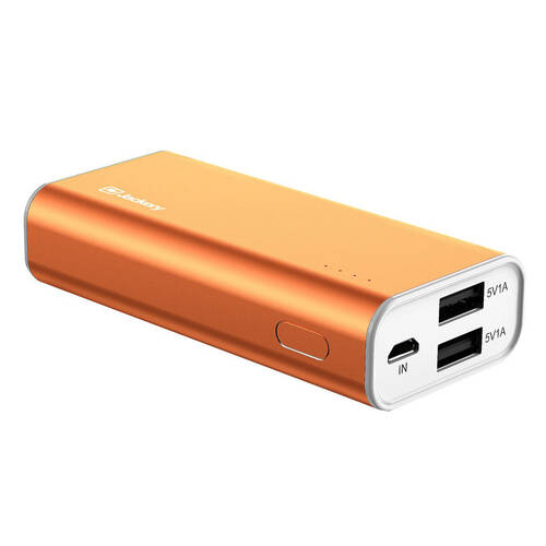 Jackery Force 115 Power Bank w/Rechargeable 5200mAh Battery Capacity - Orange