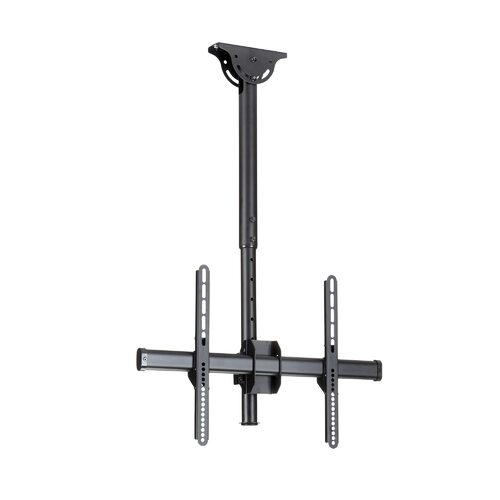 Star Tech Ceiling TV Mount - 1.8 to 3' Short Pole - 32 to 75" Displays