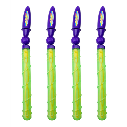 4x Gazillion Bubbles Twirlin Bubble Wand w/ 93ml Solution Kids Toy 3+