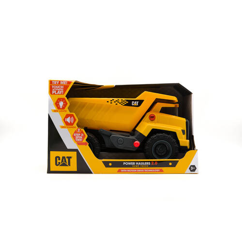 CAT Power Haulers 2.0 12" Dump Truck with Lights Sounds Kids/Children 3y+