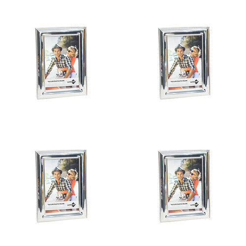 4PK Unigift Taylor Aluminium Home Photo/Picture Frame 10x15cm Assorted
