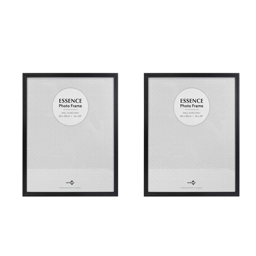 2PK Unigift Essence 40x50cm MDF/Glass Picture Frame - Assorted