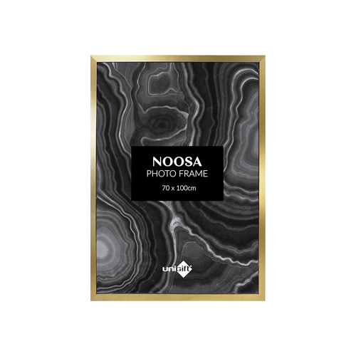 Unigift Noosa MDF/Perspex B1 Picture/Photo Frame - Gold