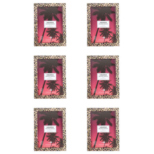 6PK Unigift Havana Home Photo/Picture Frame 13x18cm Assorted