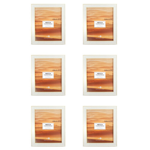6PK Unigift Mecca Home Photo/Picture Frame 20x25cm Assorted