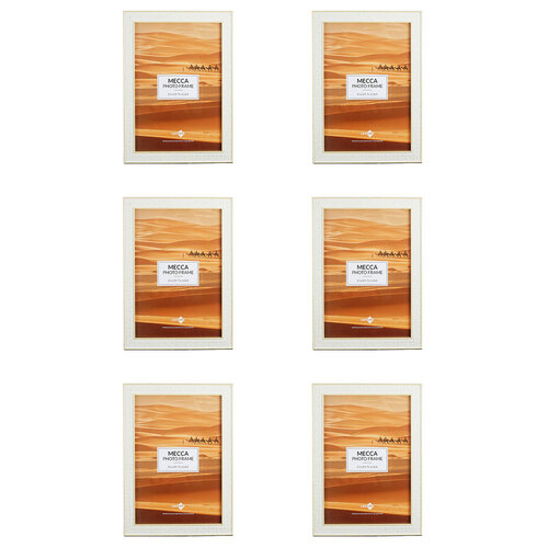 6PK Unigift Mecca Home Photo/Picture Frame A4 Assorted