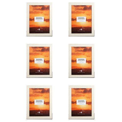 6PK Unigift Savanna Home Photo/Picture Frame 20x25cm Assorted