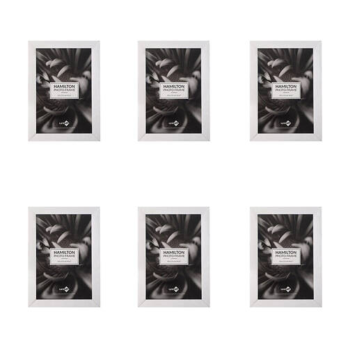 6PK Unigift Certificate Hamilton Wooden Picture Photo Frame A4 Assorted