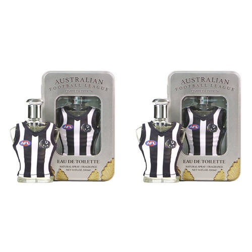 2PK AFL Collingwood Eau De Toilette 100ml Natural Spray Fragrance
