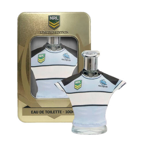 NRL 100ml Eau De Toilette Sport Fragrance - Cronulla Sharks