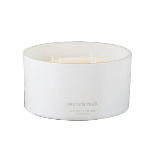Canningvale XL 4 Wick Soy Wax Candle - French Pear
