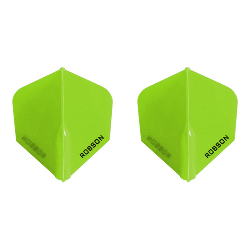 2x 3pc Robson Plus Dart Flights Standard Set - Green