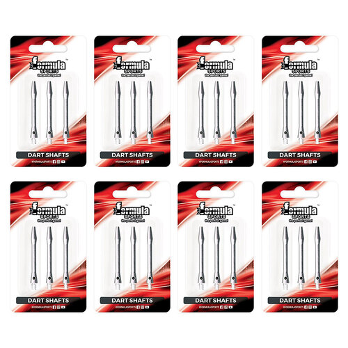 8x 3pc Formula Sports Alloy Shafts Short 35mm - Assorted