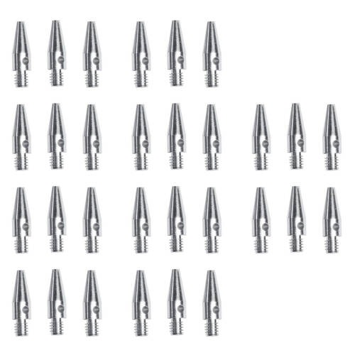 10x 3pc Formula Sports Alloy Tom Thumb Dart Shafts Stems 14.8mm Silver