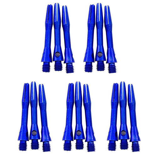5x 3pc Formula Sports Alloy Coloured Dart Shafts Stems Extra Short 30mm Assorted