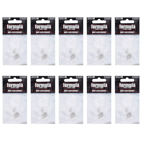 10x 6pc Formula Sports Anodized Alloy Aluminium Dart Flight Protectors Assorted