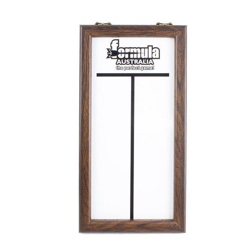 Formula Sports Dartboard Framed Whiteboard Scoreboard 410x220mm