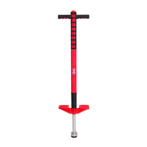 Cooee Freestyle Metal Pogo Bounce Jump Stick 18-36kg Red/Black 6+