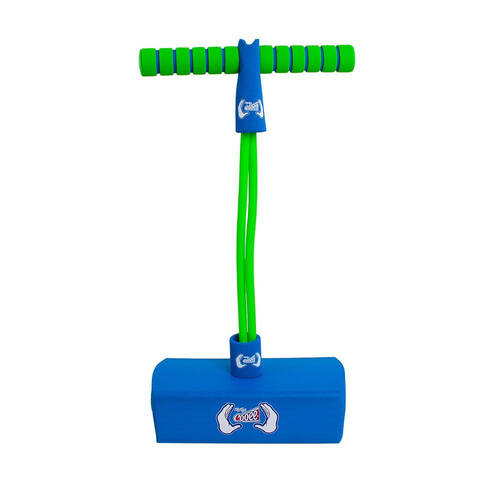 Cooee Freestyle Junior Pogo Bounce Jump Stick Upto 110kg Green/Blue 3+