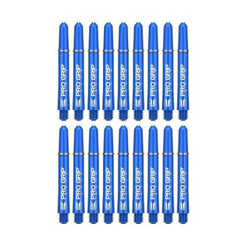 6x 3pc Target Pro Grip Spin/Rotating Polycarbonate Dart Shaft Short Blue