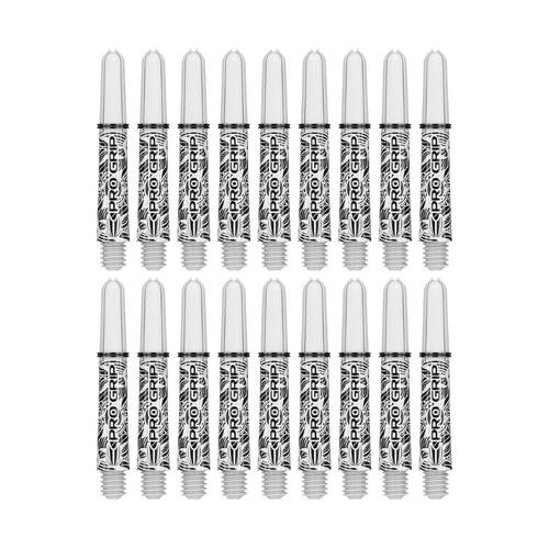 6x 3pc Target Ink Pro Grip Nylon Replacement Dart Shaft 34.5mm Short White