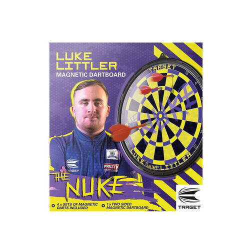 Target Luke The Nuke Littler Magnetic Dartboard Set Indoor/Outdoor Kids Toy