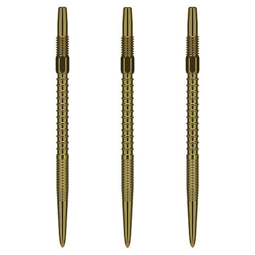 3pc Target Swiss FireDart Point Dart Replacement Spare Tip 26mm Gold