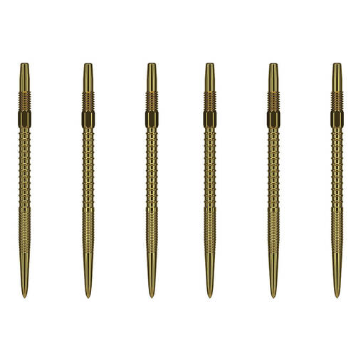 2x 3pc Target Swiss FireDart Point Dart Replacement Spare Tip 26mm Gold