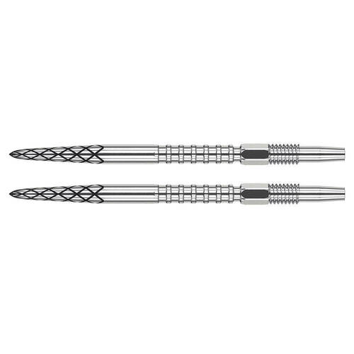2PK Target Swiss DS Dart Point Replacement Spare Accessory Tip 35mm Silver