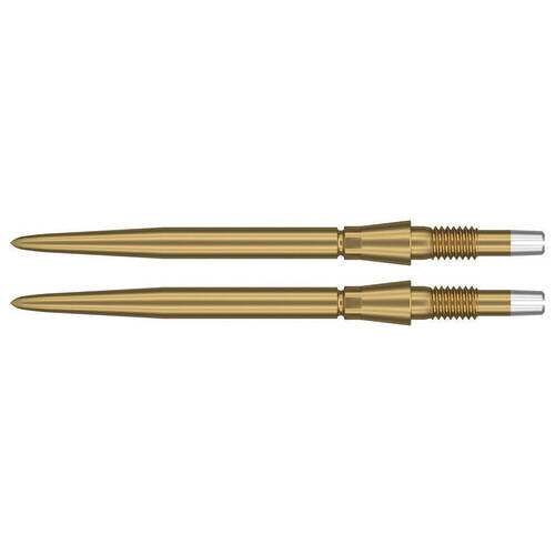 2PK Target Swiss Storm Dart Point Replacement Spare Accessory Tip 30mm Gold