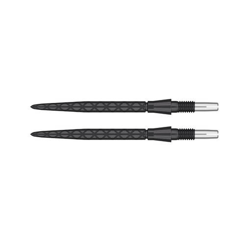 2PK Target Storm Diamond Dart Point Replacement Spare Accessory Tip 30mm Black