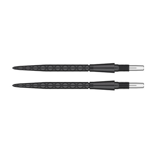 2PK Target Storm Diamond Dart Point Replacement Spare Accessory Tip 35mm Black