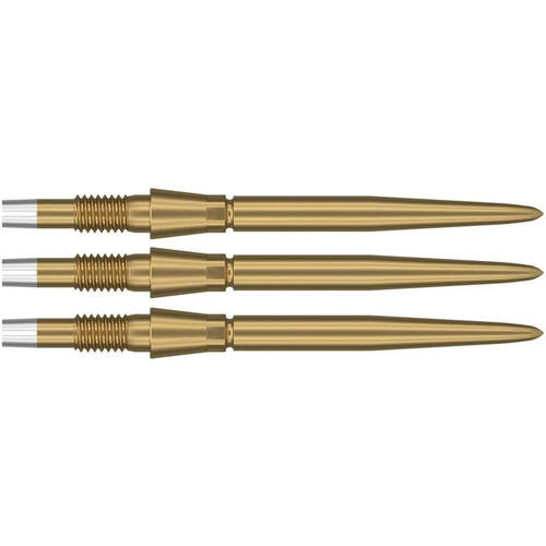 3pc Target Swiss Storm Dart Point Replacement Spare Tip 35mm Gold