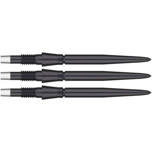 3pc Target Swiss Storm Dart Point Replacement Spare Tip 35mm Black