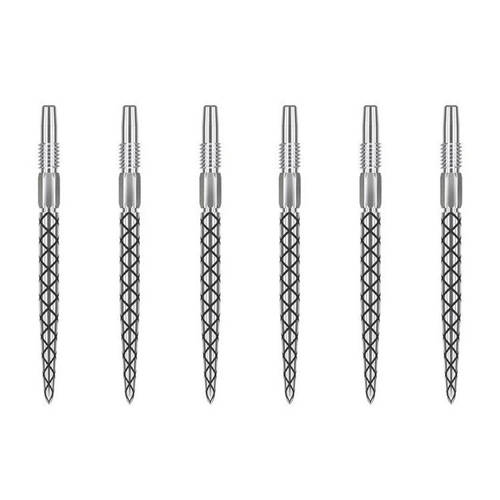 2x 3pc Target Swiss Diamond Pro Silver Dart Point Replacement Spare Tip 40mm