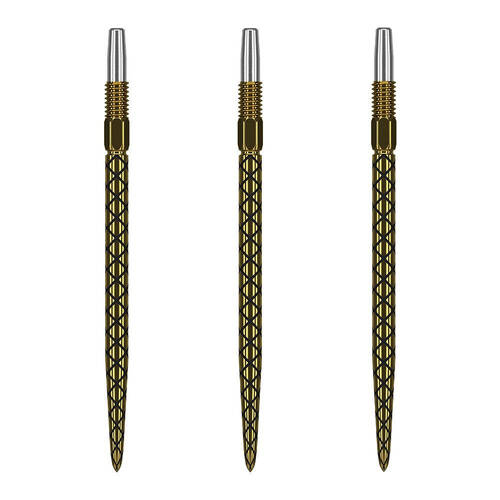 3pc Target Swiss Diamond Pro Gold Dart Point Replacement Spare Tip 40mm