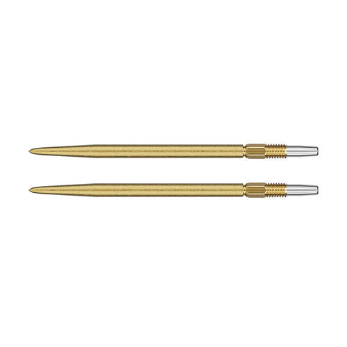 2PK Target Swiss SLK Dart Point Replacement Spare Accessory Tip 42mm Gold