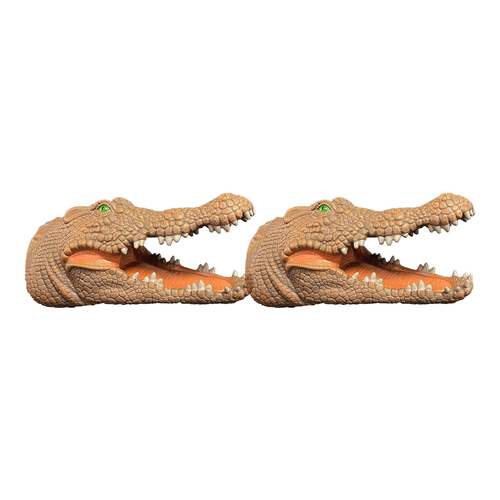 2PK Johnco Crocodile Hand Puppet Kids/Toddler Toy 5y+
