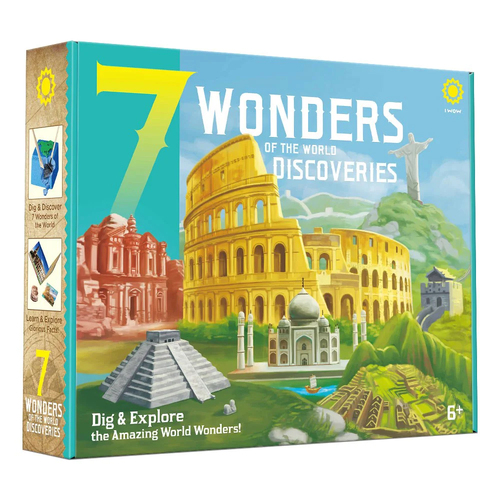 Johnco 7 Wonders Of The World Discoveries Kids/Childrens Dig Kit 6y+