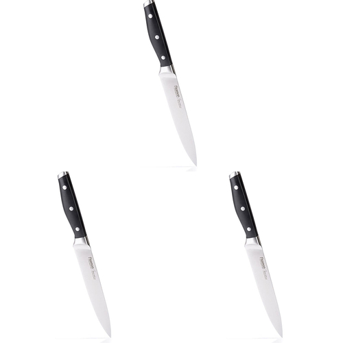 3PK Fissman Steel 8" Demi Carving Knife Kitchen Food Cutting Blade