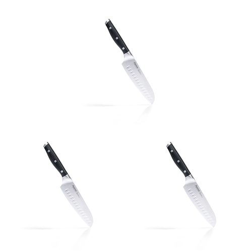 3PK Fissman Steel 7" Demi Chef's Knife Kitchen Food Cutting Blade