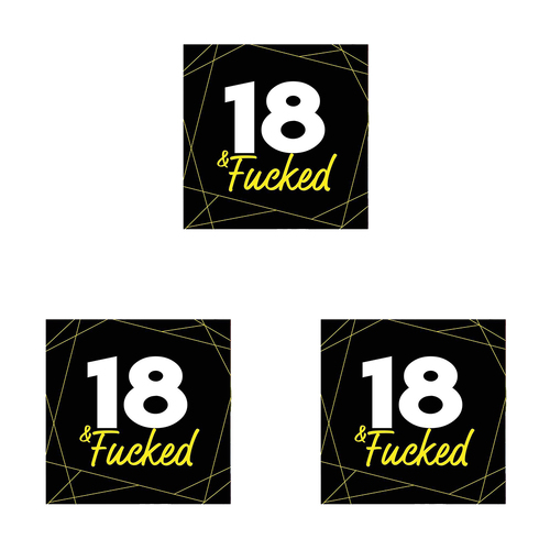 3PK Filthy Sentiments 18 & F*cked Card w/ Envelope 14x14cm