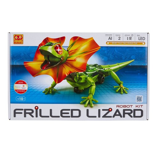 Johnco Frilled Super Lizard Robot Kids Learning Toy 10y+