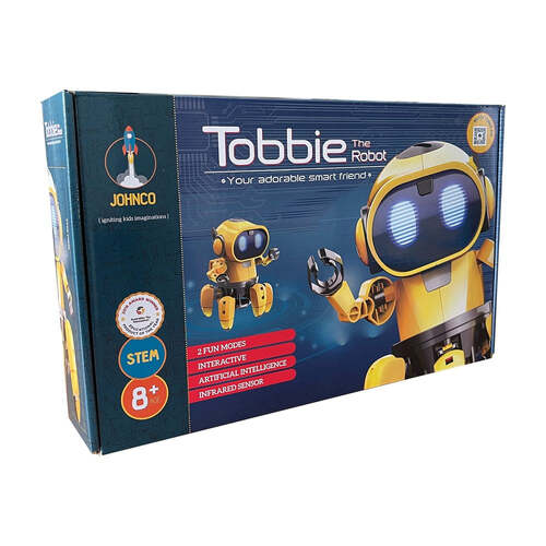 Johnco Tobbie The Robot Build/Play Kids Learning Toy 8y+